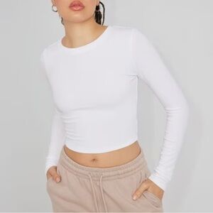 Garage white long sleeve